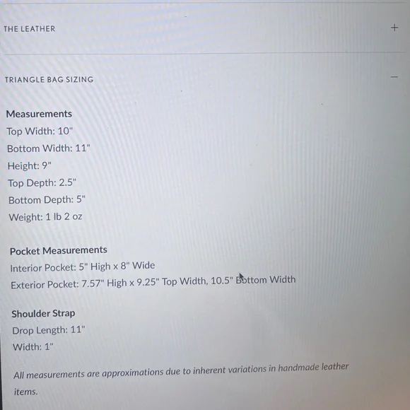 Portland Leather Modified Triangle Bag Cowboy Blue and Bifold Wallet - Picture 11 of 15